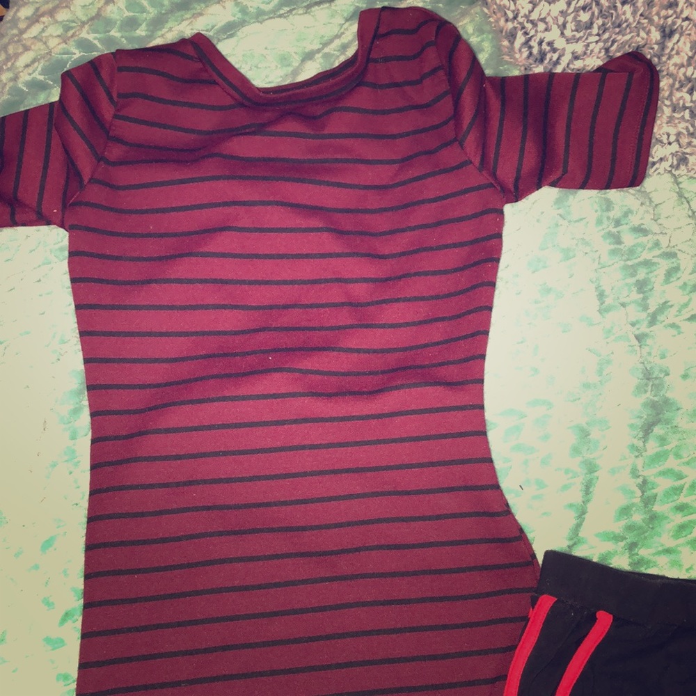 Dress and skirt